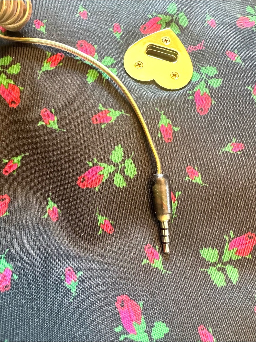 Betsey Johnson "Off the Hook" Retro Phone Silver Crossbody Bag - Picture 7 of 8